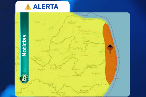 🚨 ALERTA DE PERIGO: Chuvas intensas atingem Natal e mais 33 cidades do RN