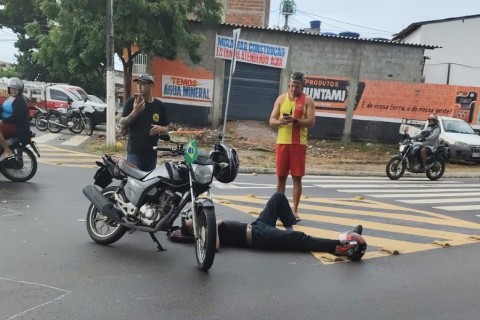ACIDENTE É REGISTRADO NA MANHÃ DESTE SÁBADO NAS ROCAS