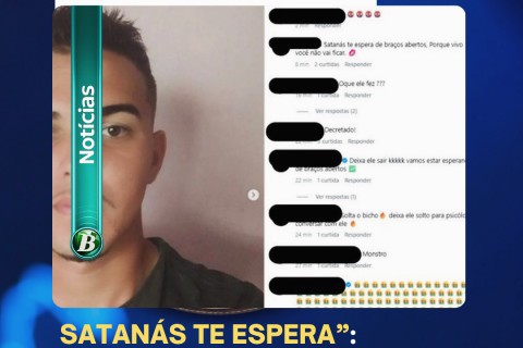 REVOLTA NAS REDES: SUSPEITO DE MATAR MENINA DE 7 ANOS EM NATAL RECEBE ENXURRADA DE ATAQUES