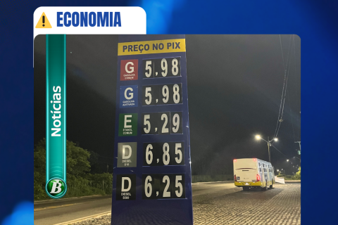 GASOLINA DEVE FICAR ABAIXO DE R$ 6 EM EXTREMOZ